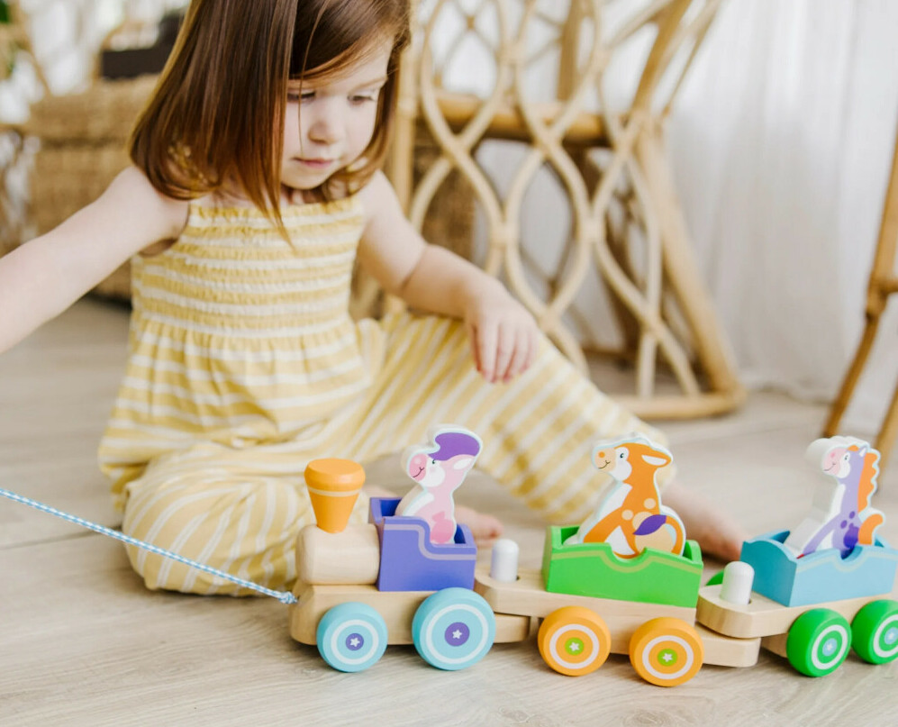 Wooden Train Sets For Toddlers