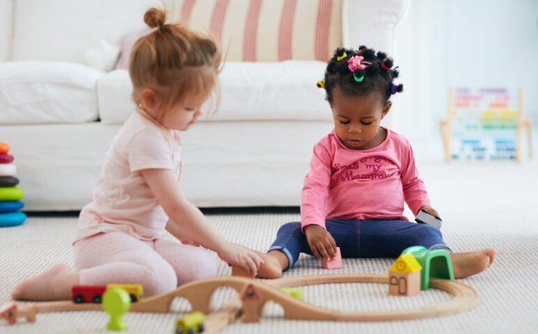 wooden train sets for toddlers